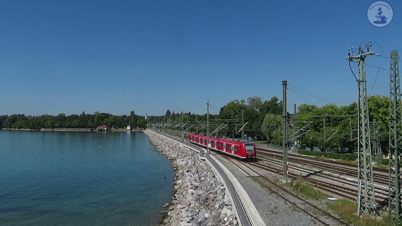Train For Breakfast #091  BR 425 with RB to Friedrichafen in Lindau Insel