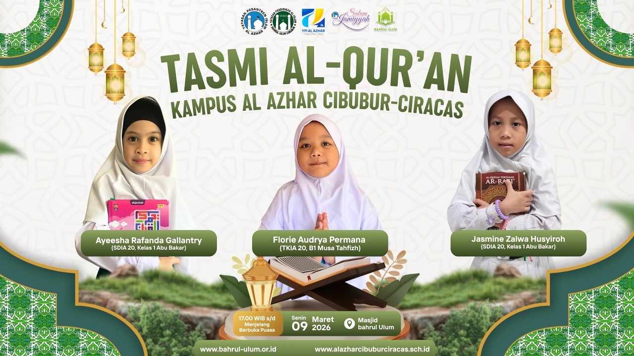 Tasmi  Al-Qur'an | 19 Ramadhan 1447H | Senin, 9 Maret 2026 | TKIA 20 & SDIA 20 Cibubur