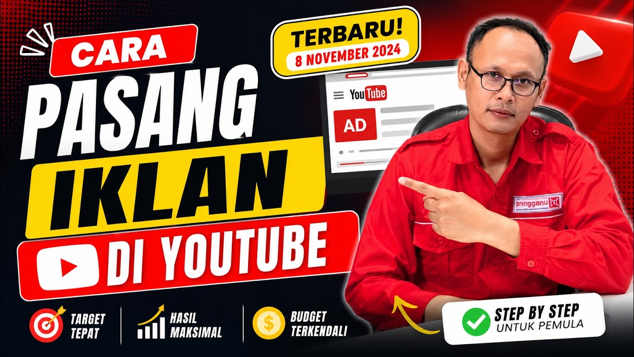 Cara Pasang Iklan di Youtube Terbaru - 8 November 2024