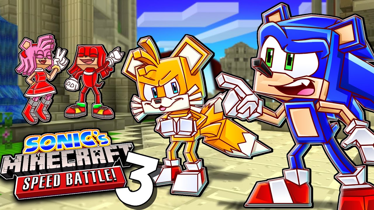Tails' REVENGE!! - Sonic's Minecraft Speed Battle!  [Ep. 3]