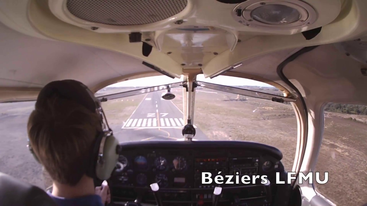 Solo Navigation on the Piper PA28 - B&eacute;ziers LFMU-Perpignan LFMP