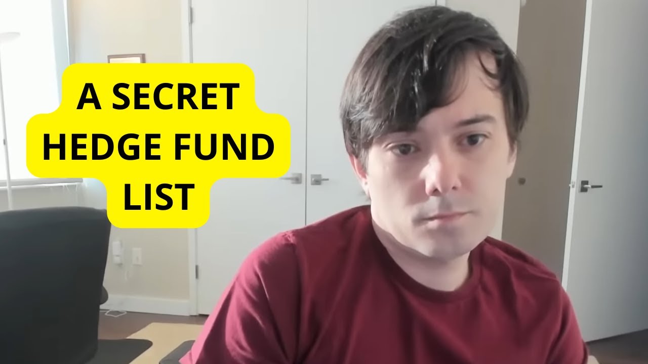 Martin Shkreli Reveals His Secret Hedge Fund List