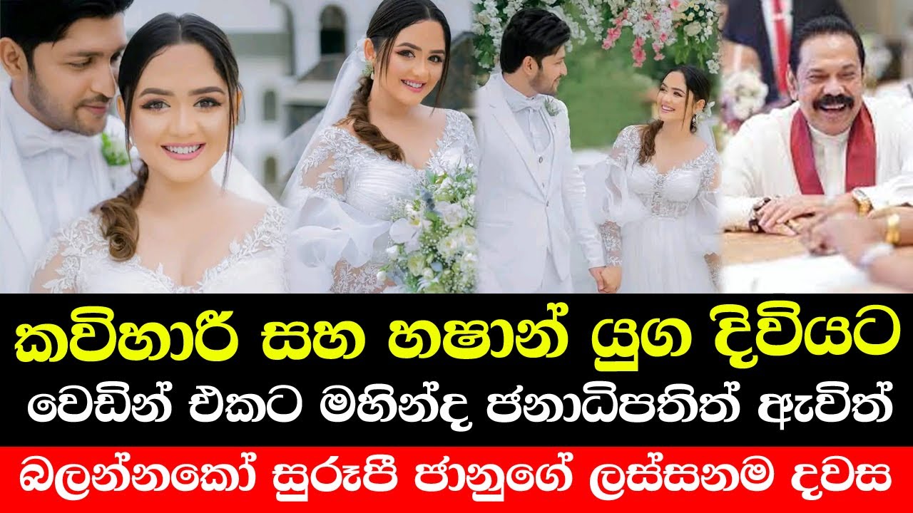 ජානු යුග දිවියට - ජනපති මහින්දත් ඇවිත් | Kavihari Haputhanthri Wedding | Hashan Rathnayake | Maayavi