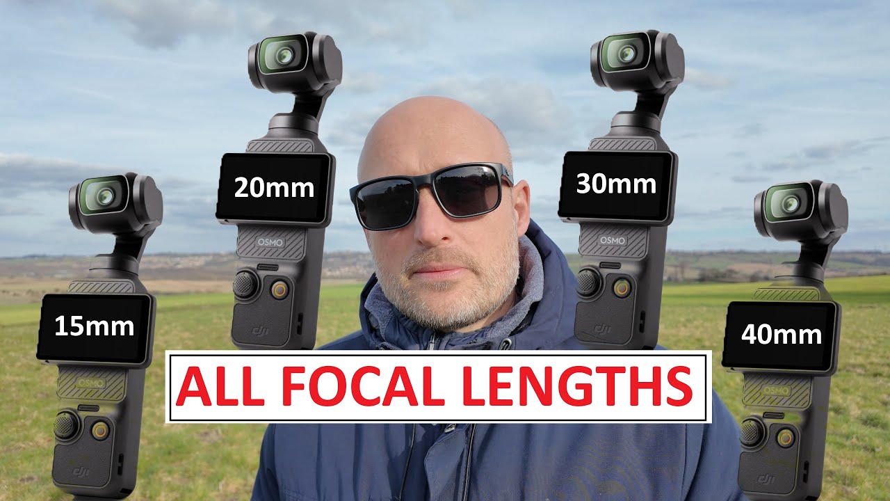DJI OSMO POCKET 3 - ALL THE FOCAL LENGTHS COVERED - WITH and without TELE PHOTO also DIGITAL ZOOM