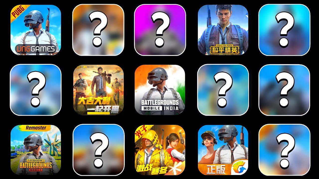 All 10+ *PUBG MOBILE* Versions 😱 Under 8 Minutes! [HINDI] 🇮🇳