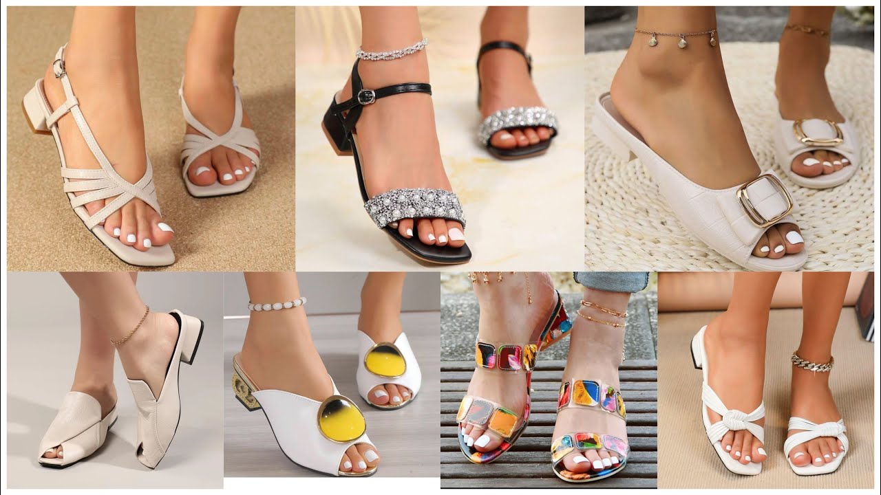 MIRA ESTA HERMOSA COLECCIÓN DE SANDALIAS Y ZAPATOS ELEGANTES !!