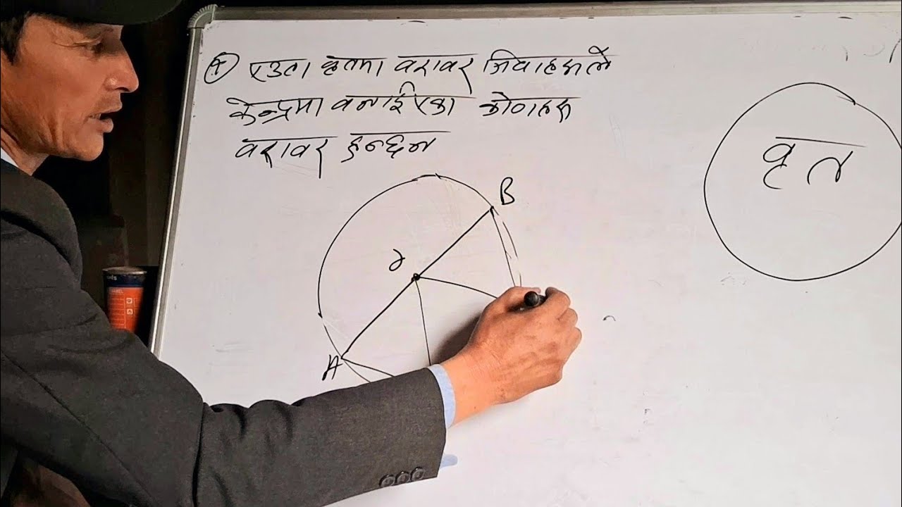 बृत सम्बन्धि साध्यमा सैद्धान्तिक हिसाब गर्ने तरिका Theoretical calculation method circular objects
