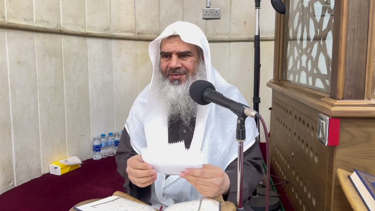 الشيخ هشام الدليمي( حفظه الله تعالى ) تفسير سورة الانفال الاية ( 36 - 38)