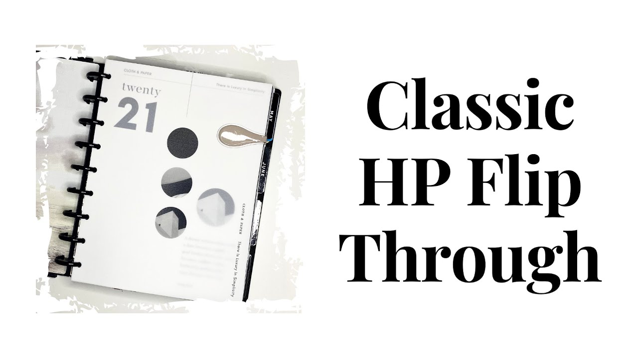 Classic HP Flip Through | June 2021 | Cloth & Paper | The Happy Planner