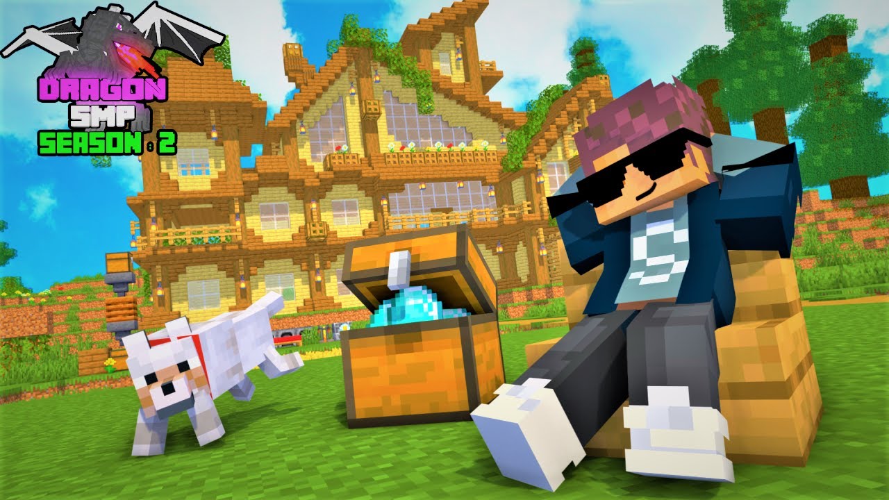 Dragon SMP তে NEW HOUSE | Minecraft Bangla | RIS Gaming