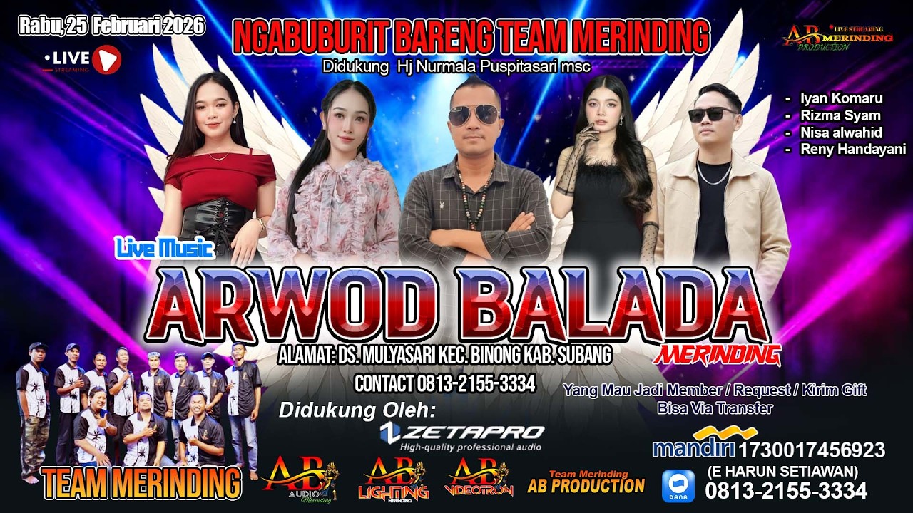 NGABUBURIT BARENG TEAM MERINDING | ARWOD BALADA 25 FEBRUARI 2026