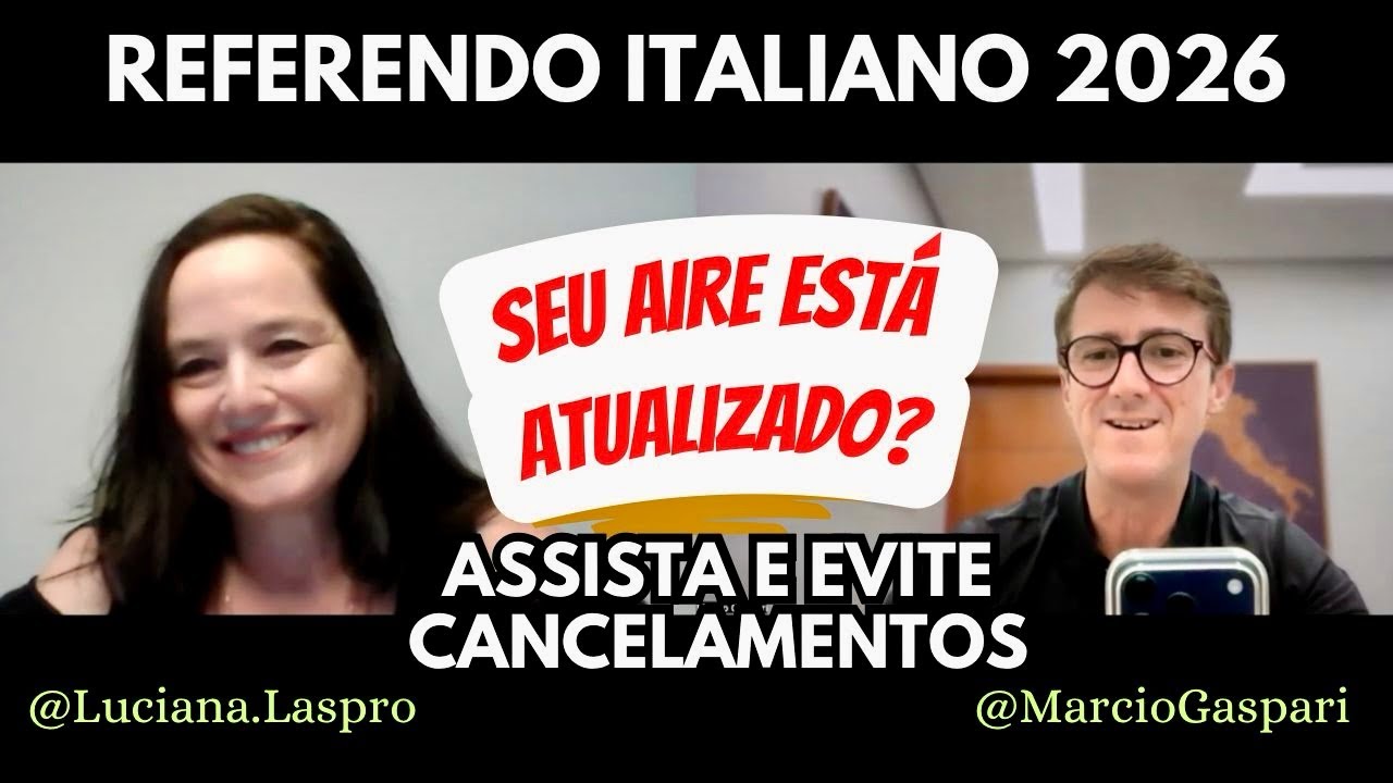 Seu AIRE está atualizado? Quer receber as cédulas do Referendo 2026? Assista e evite cancelamentos!