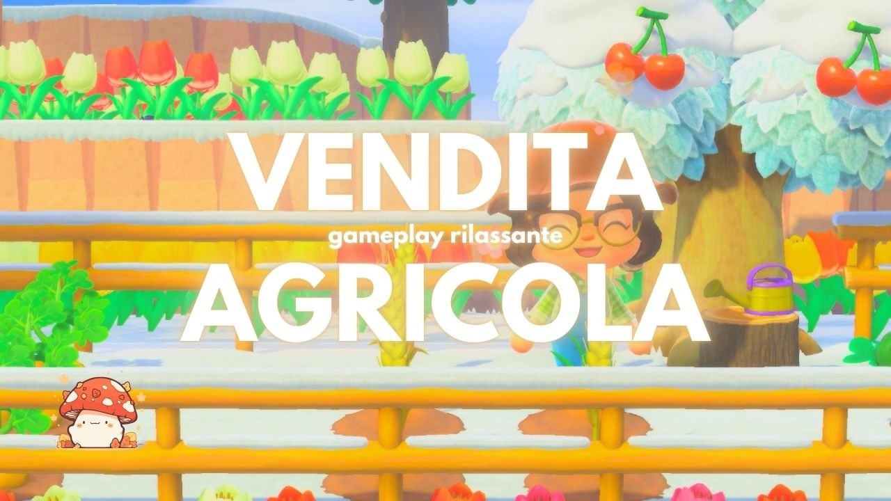 Vendita Agricola 🌾|Ristorante Life 🍳| Gameplay Rilassante Animal Crossing NH🍃