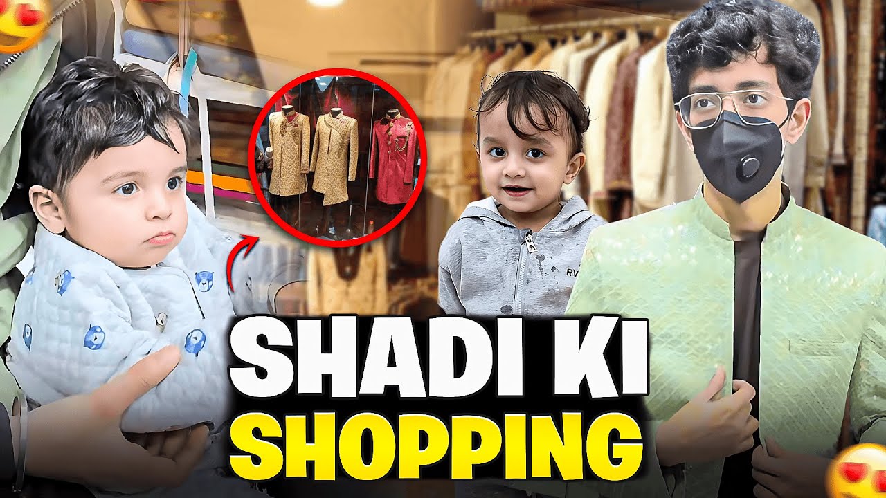 Bachon Ke Sath Shadi Ki Shopping😍 | Zahran Ne Ye Kia Kardiya?😱