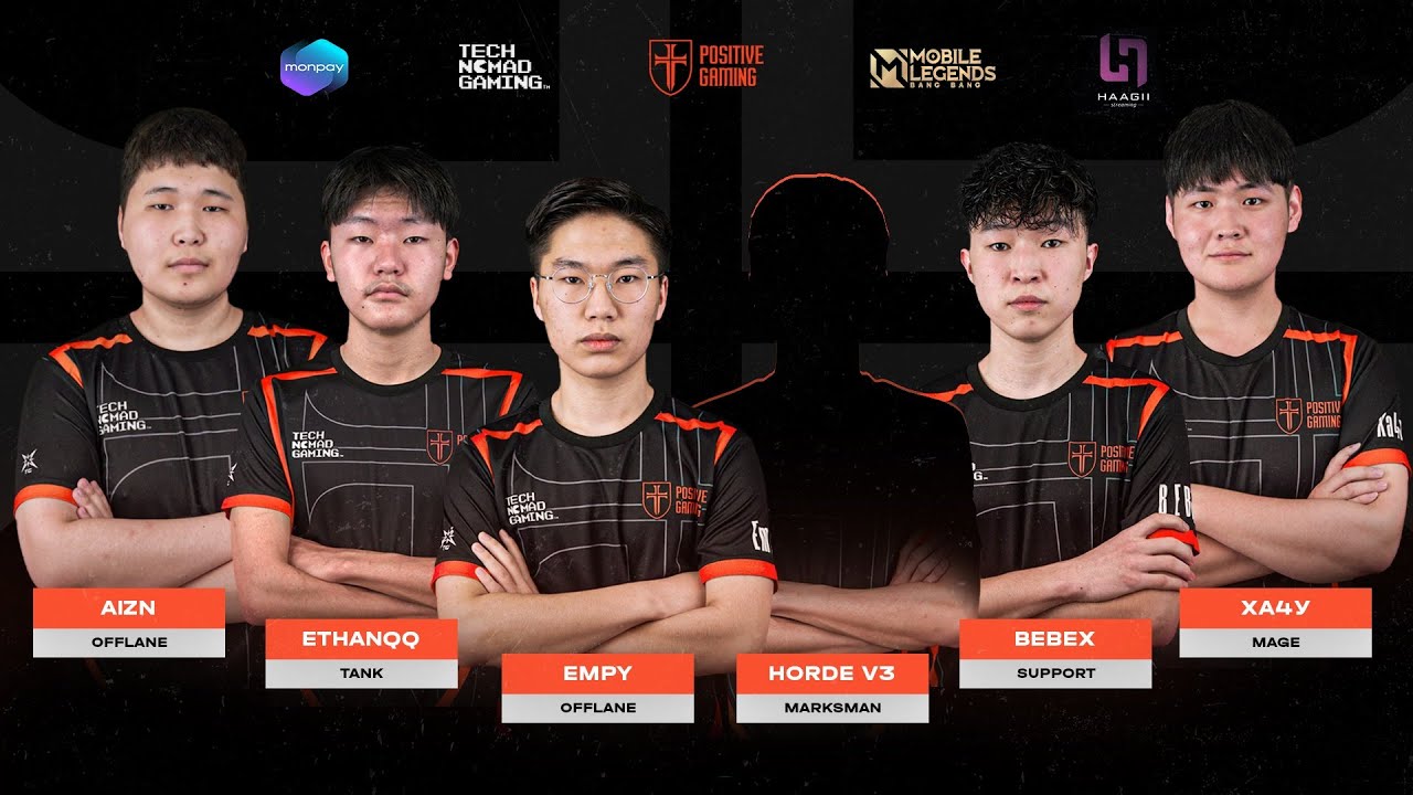 POSITIVE GAMING OFFICIAL ROSTER 2021