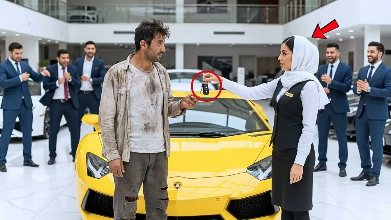＂سآخذ هذه اللامبورغيني＂ - قالها الملياردير العربي متنكراً في زي متسول، فضحك الجميع، ماذا حدث بعدها..