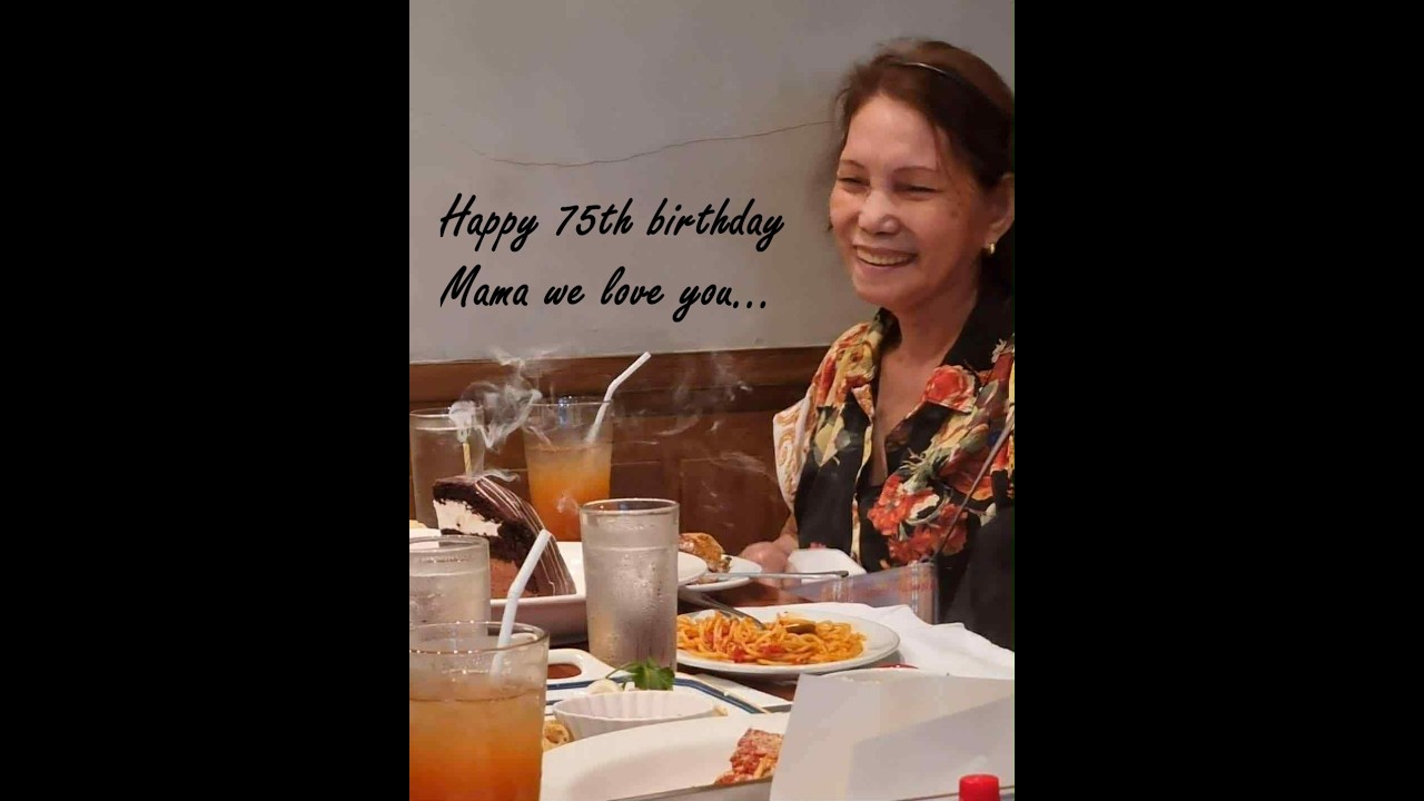 Mama 75th birthday
