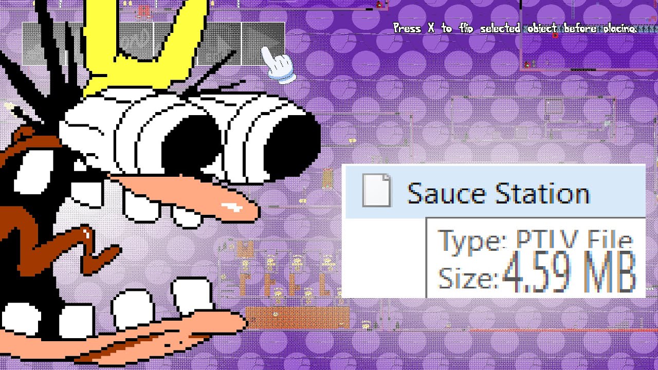 Pizza Tower Level Editor Showcase - Sauce Station