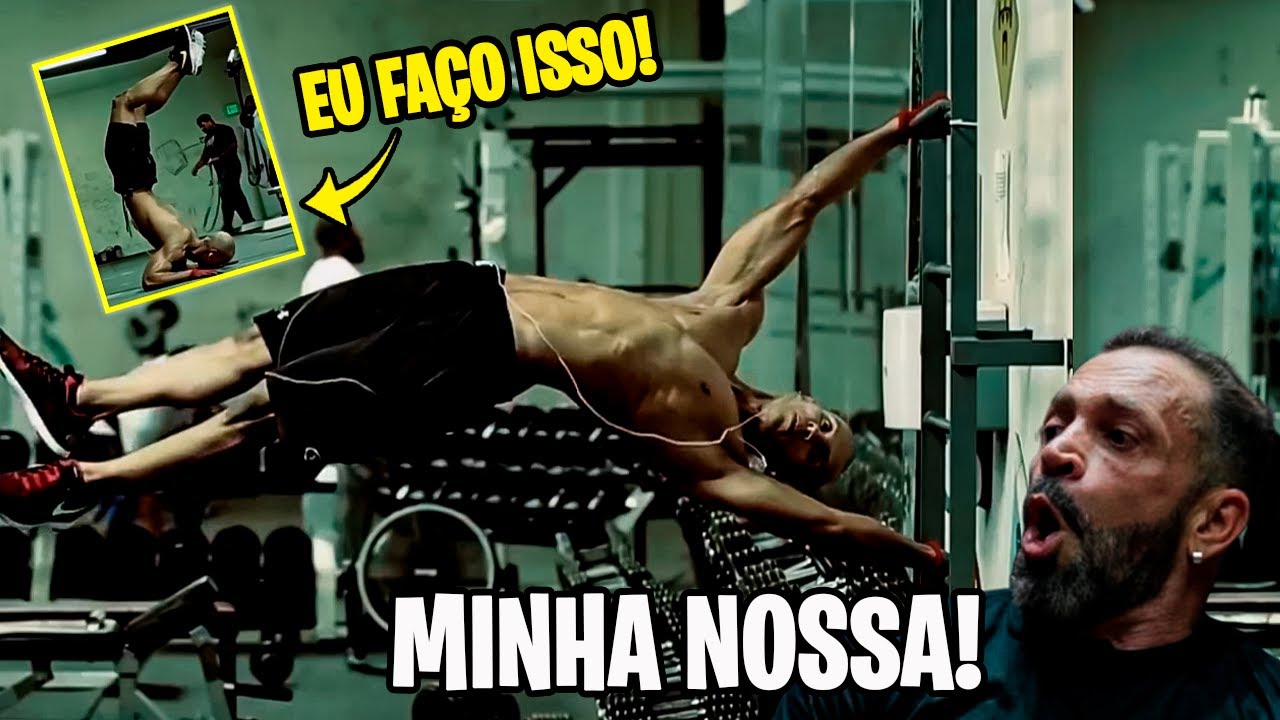 REAGINDO AO TREINO E FÍSICO DO FRANK MEDRANO DA CALESTENIA / VEGANO