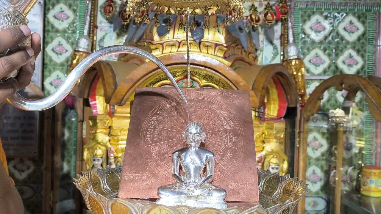 सर्व रोग शोक दुःख भय पीड़ा विनाशक प्रभु जी की शांति धारा जैन मन्दिर मसूरी 🏳‍🌈🏳‍🌈🙏🙏🙏