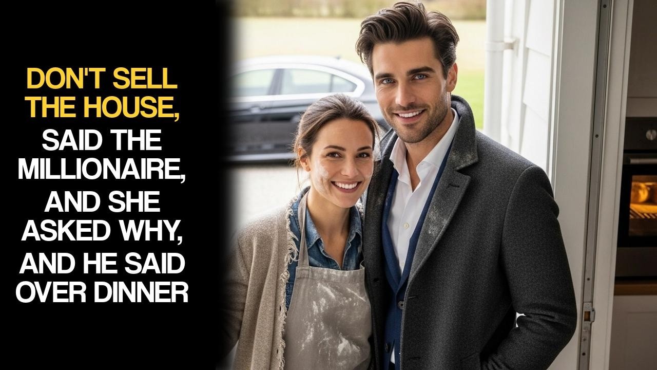 Don't Sell The House, Said The Millionaire, And She Asked Why, And He Said Over Dinner