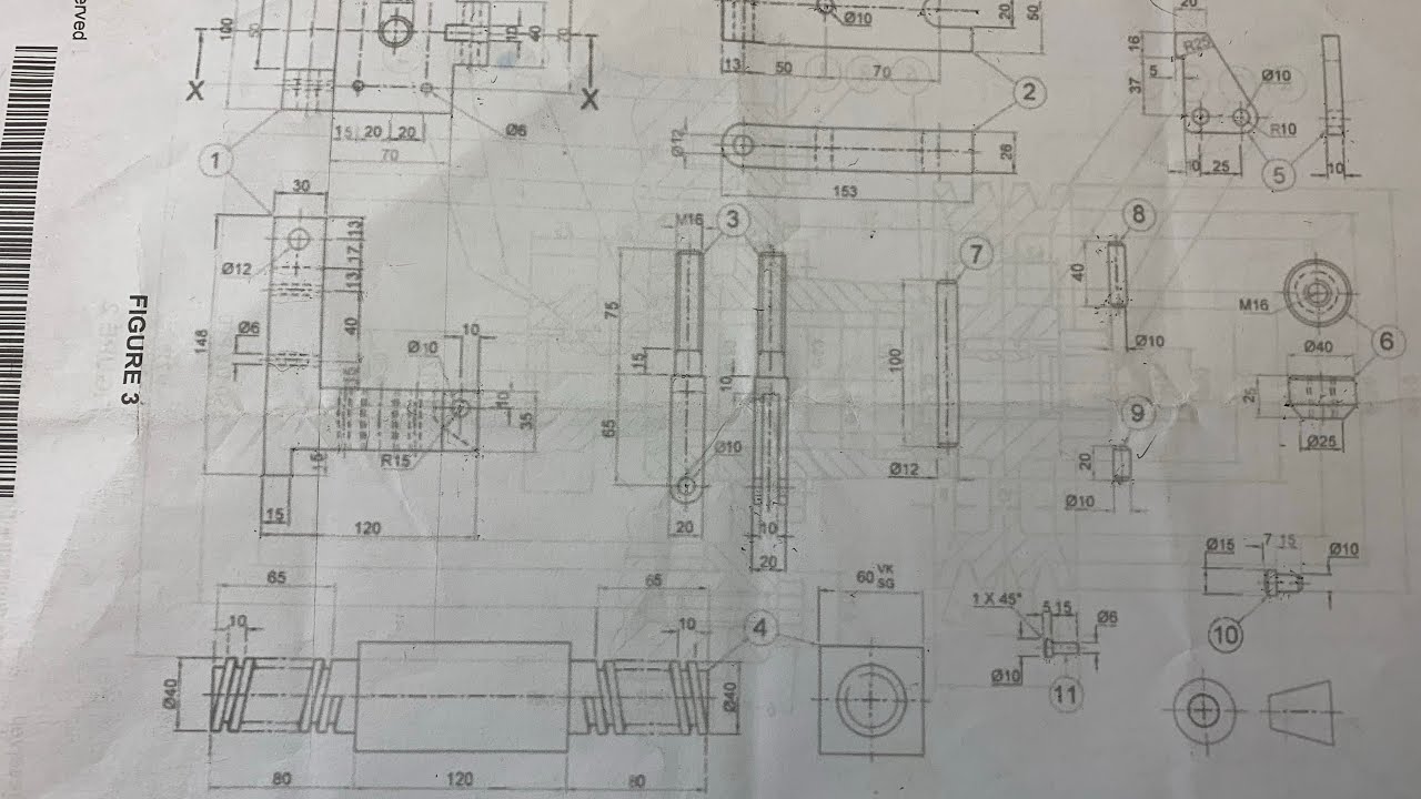 Mechanical Draughting N4 /Assembly Drawing/27 March 2023 Part 1️⃣