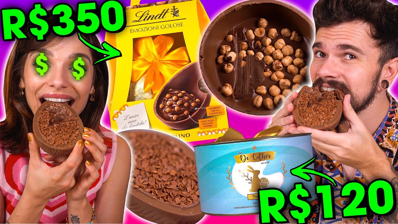 PROVANDO os OVOS de PÁSCOA MAIS CAROS de 2022