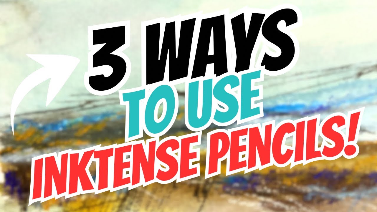 3 Easy Ways to Use Derwent Inktense Pencils in Mixed Media Art