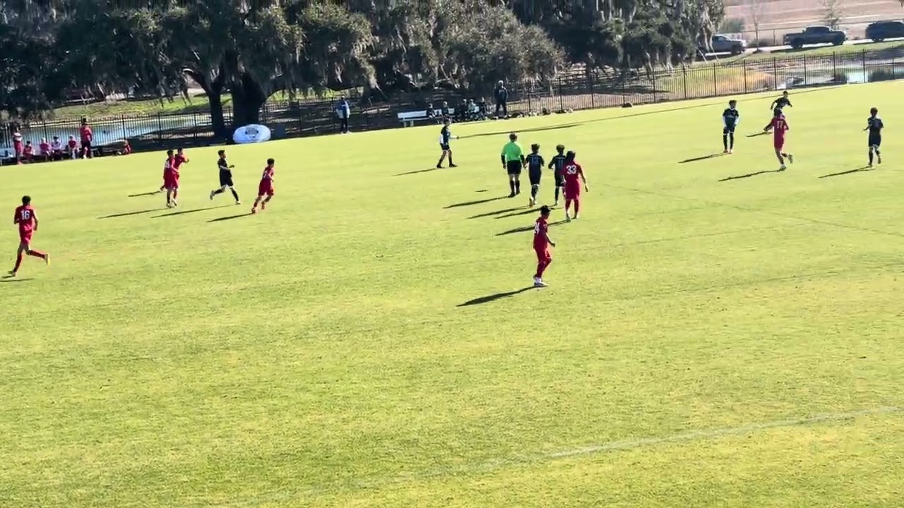 Zach CF 2013 B ECNL platinum vs FKK 1 st half