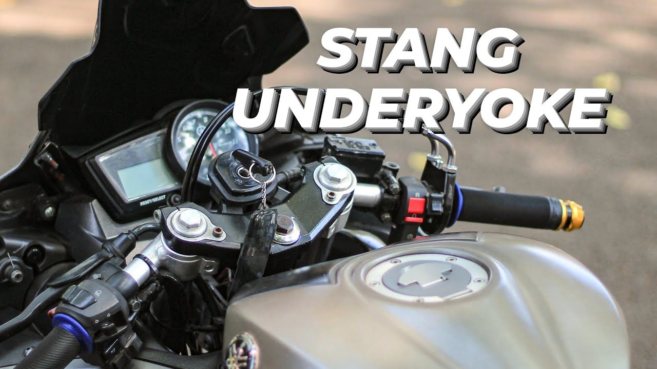 Mirip R6, R15 lama pakai stang UNDERYOKE