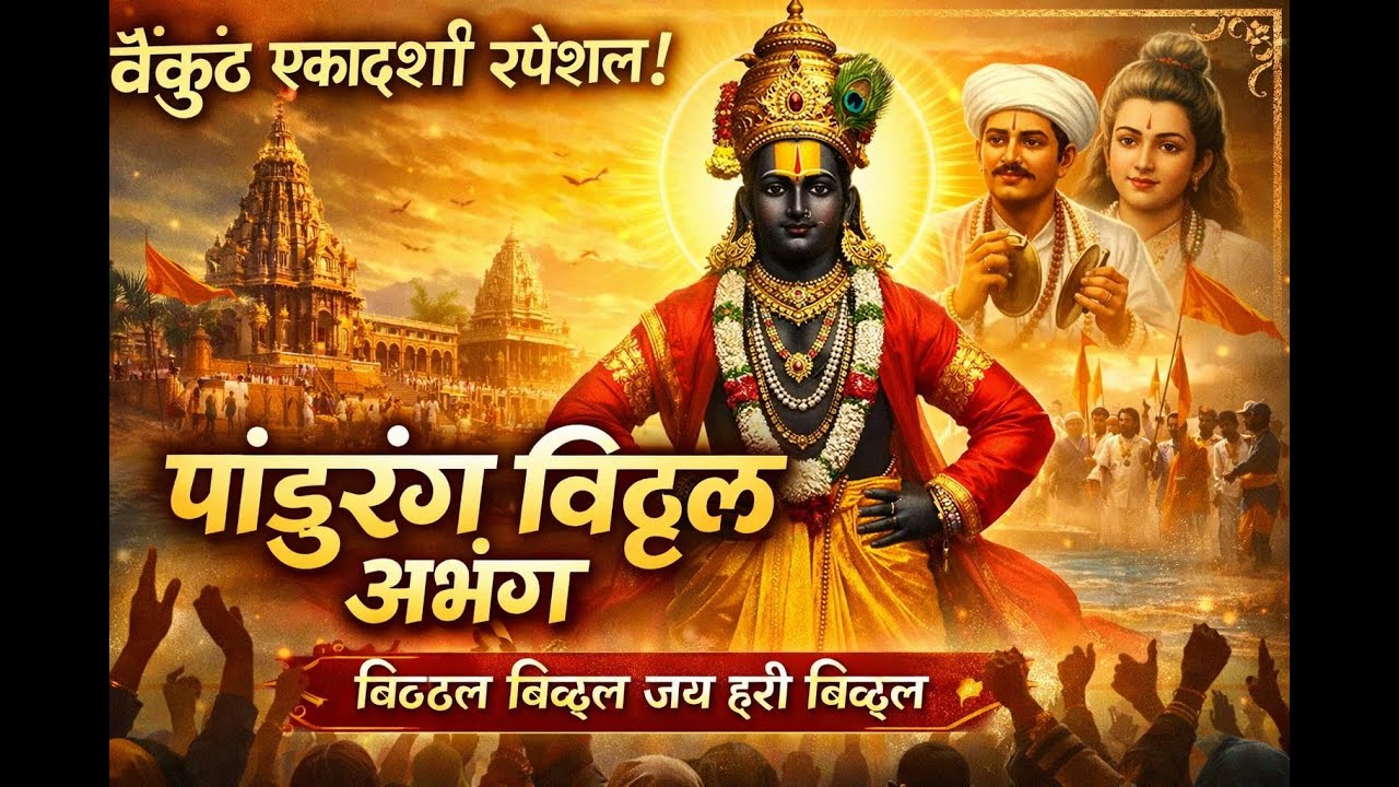 Vaikunth Ekadashi Abhang | Panduranga Vitthal Bhajan | Marathi Devotional Song | Vitthal Vitthal