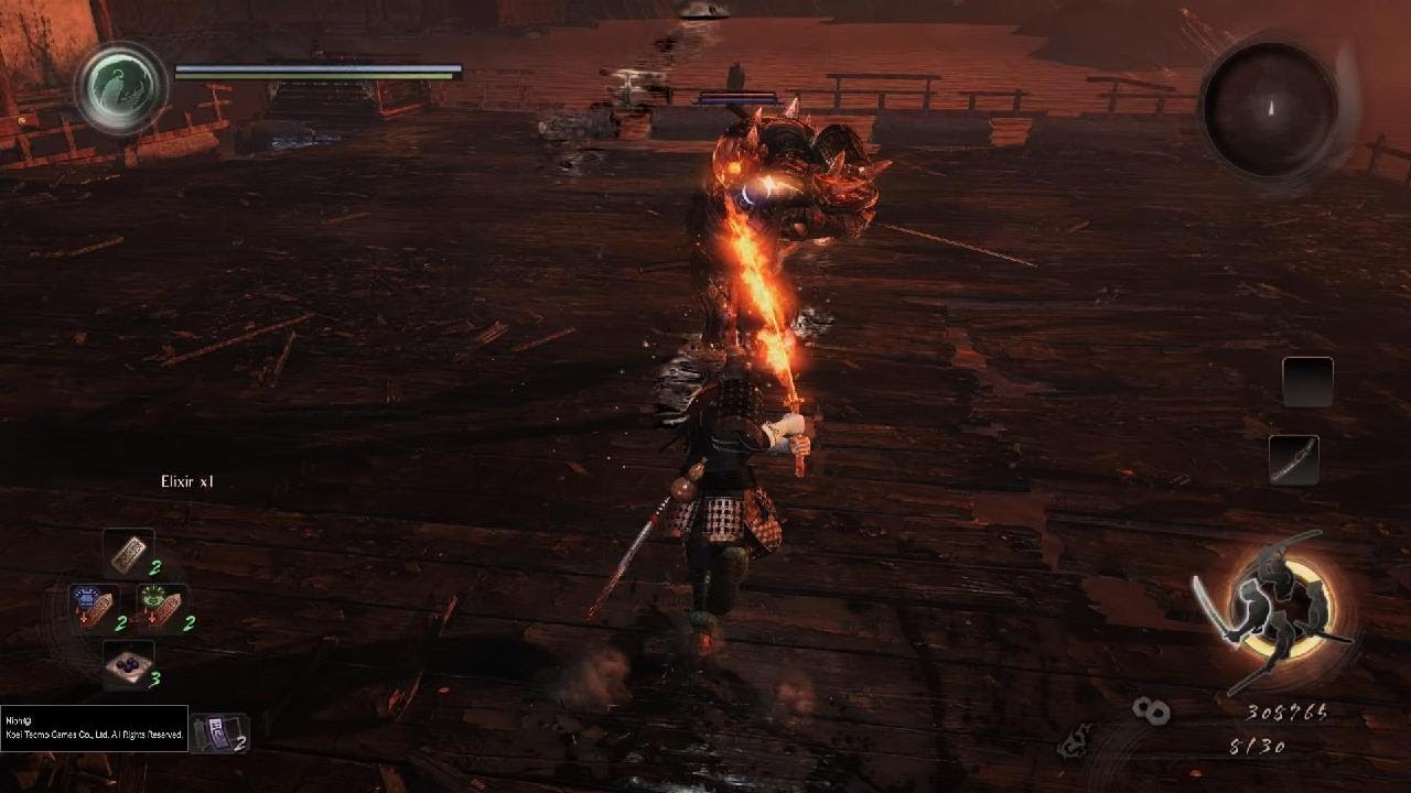 Nioh Bird Boss Fight