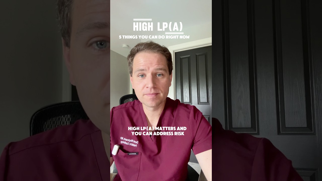 High Lp(a) or Lipoprotein(a). 5 things you can do. #doctor #cardiology #health #wellness