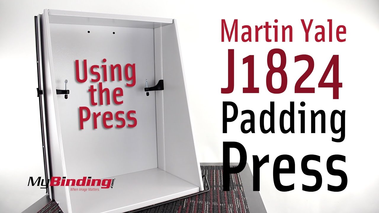 Martin Yale J1824 Padding Press - How to Use a Padding Press