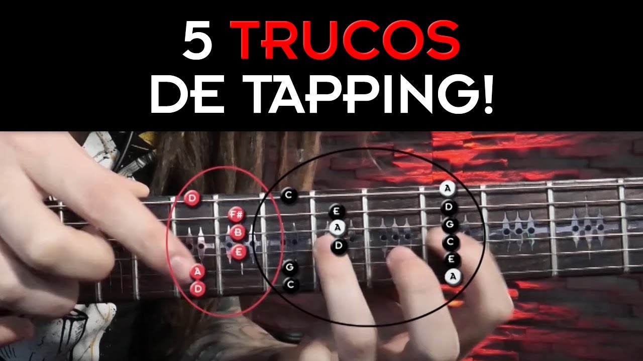 LOS MEJORES TRUCOS DE TAPPING / Hammer On, Pull Off, Tapping