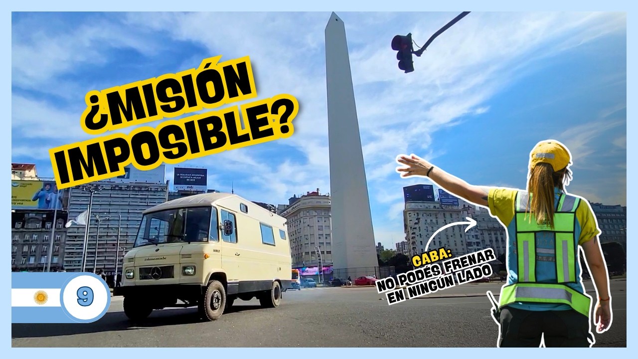 Buenos Aires en Motorhome:  &iquest;Logramos la foto del MB608 en el OBELISCO?