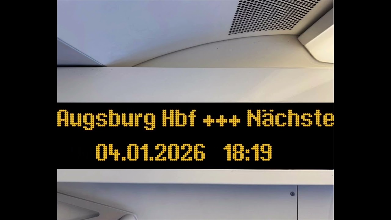DB-Regio | Begrüßungansage RE79 nach Augsburg Hbf.