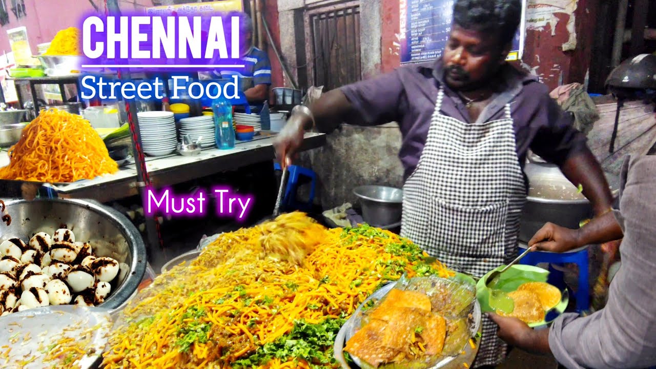 CHENNAI Top Street Foods Must Try | Burma Autho Kadai | Ghee UTAPPAM | Chennai street food #food