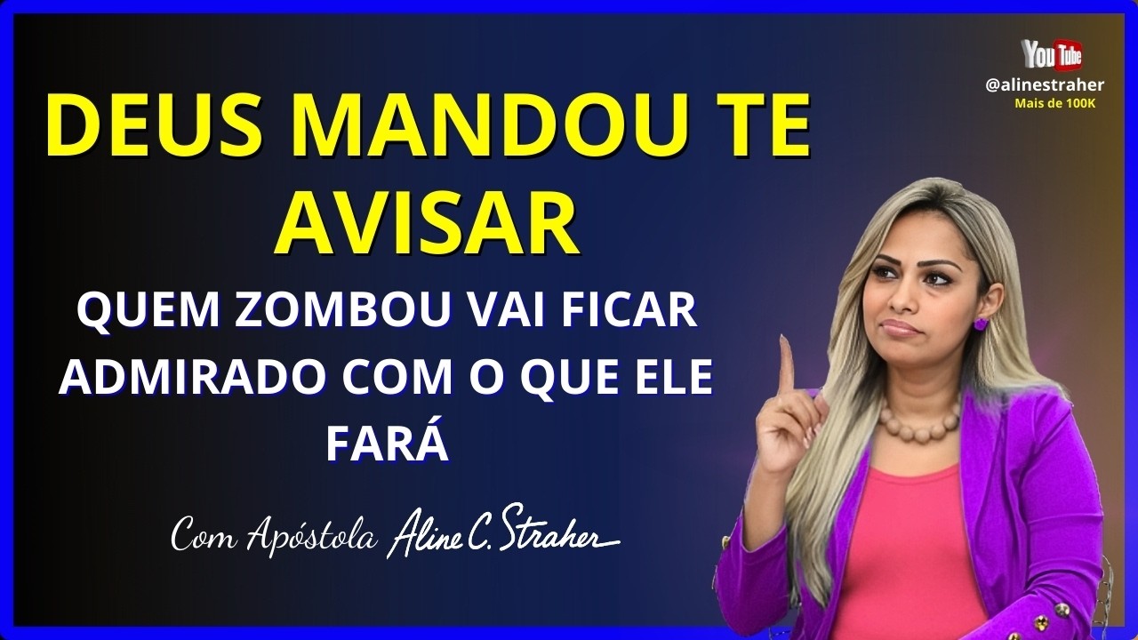 DEUS MANDOU TE AVISAR QUEM ZOMBOU VAI FICAR ADMIRADO COM O QUE ELE FARÁ