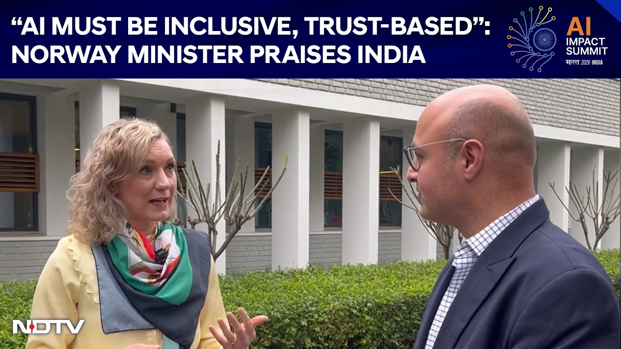 AI Impact Summit | “AI Must Be Inclusive, Trust-Based”: Norway Minister Karianne Tung Praises India