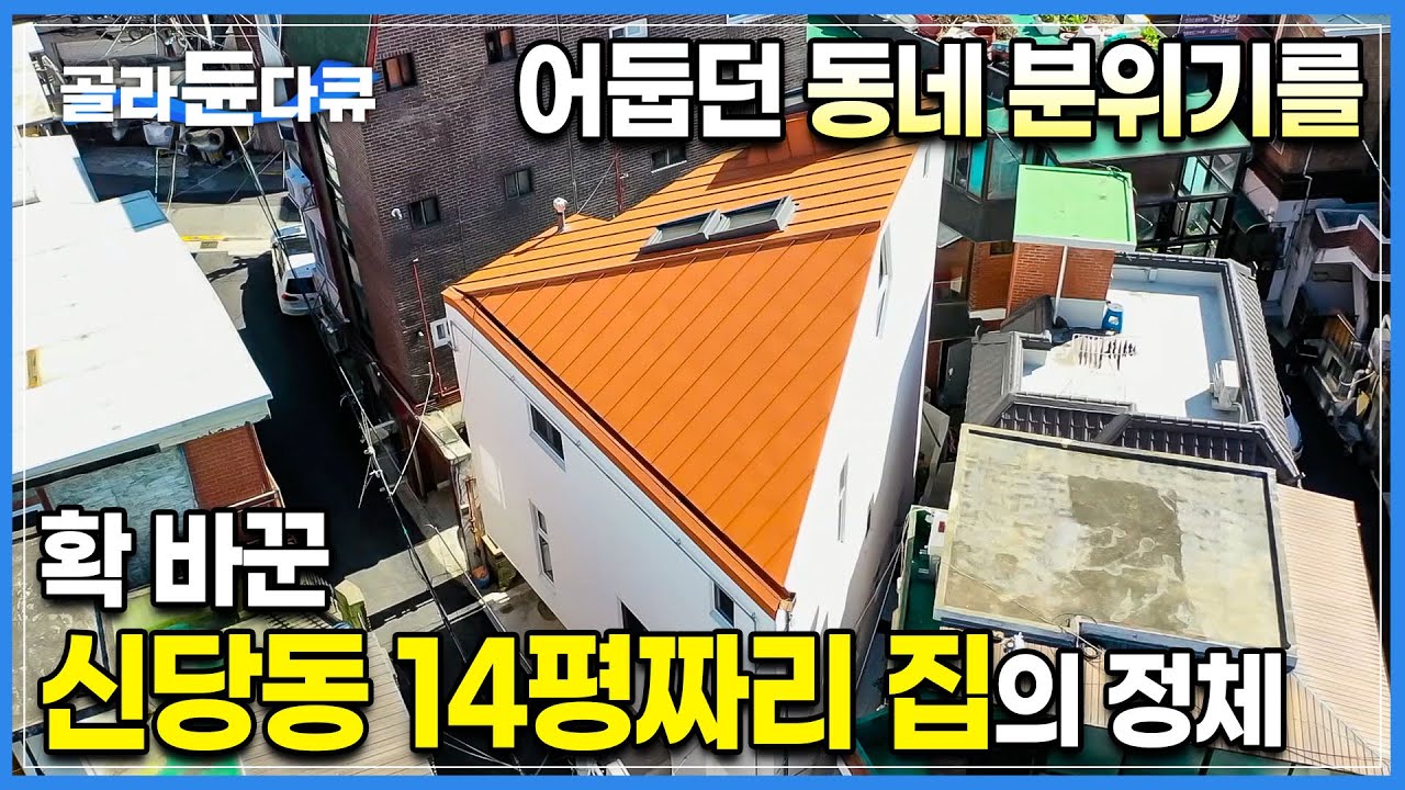 아파트 층간 소음 민원에 지쳐 아예 집을 지어버렸다. 서울 중구 구도심 어둡던 동네 분위기를 환하게 바꿔버린 14평 협소주택의 반전 | 신당동 | 단독주택 | #골라듄다큐