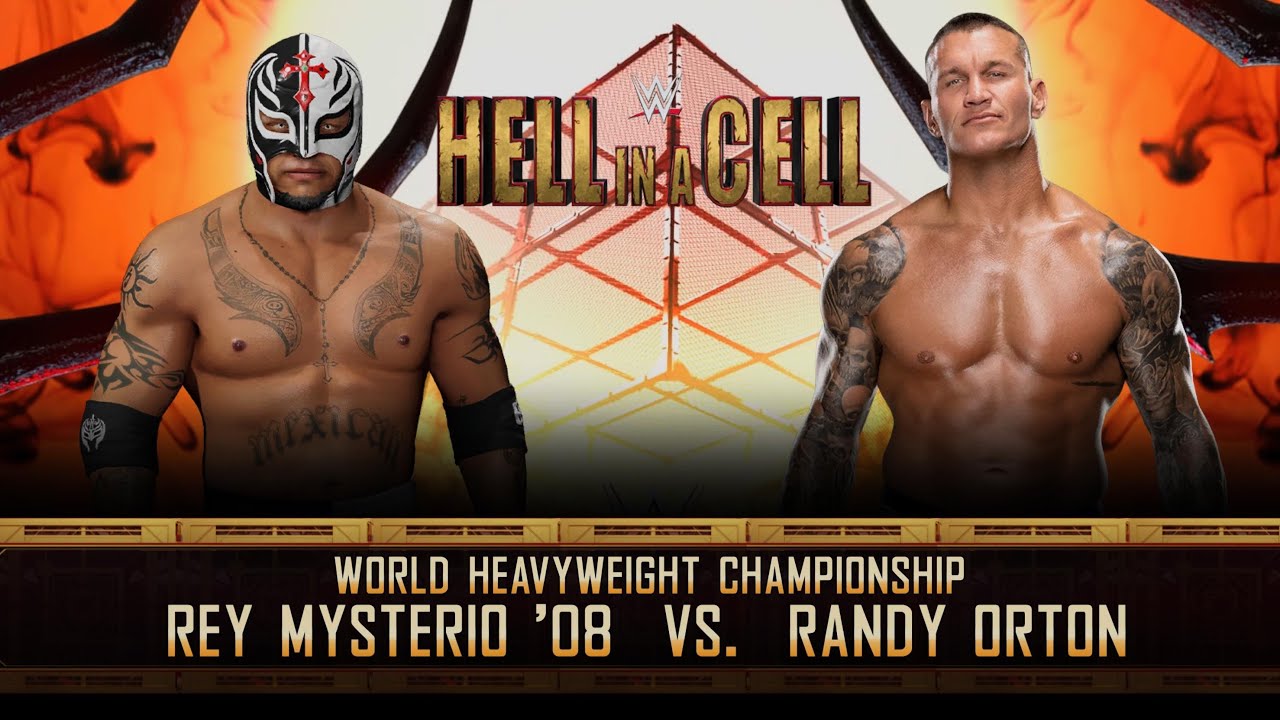 WWE 2K22 Rey Mysterio vs Randy Orton For World Heavyweight Championship PS5 Gameplay