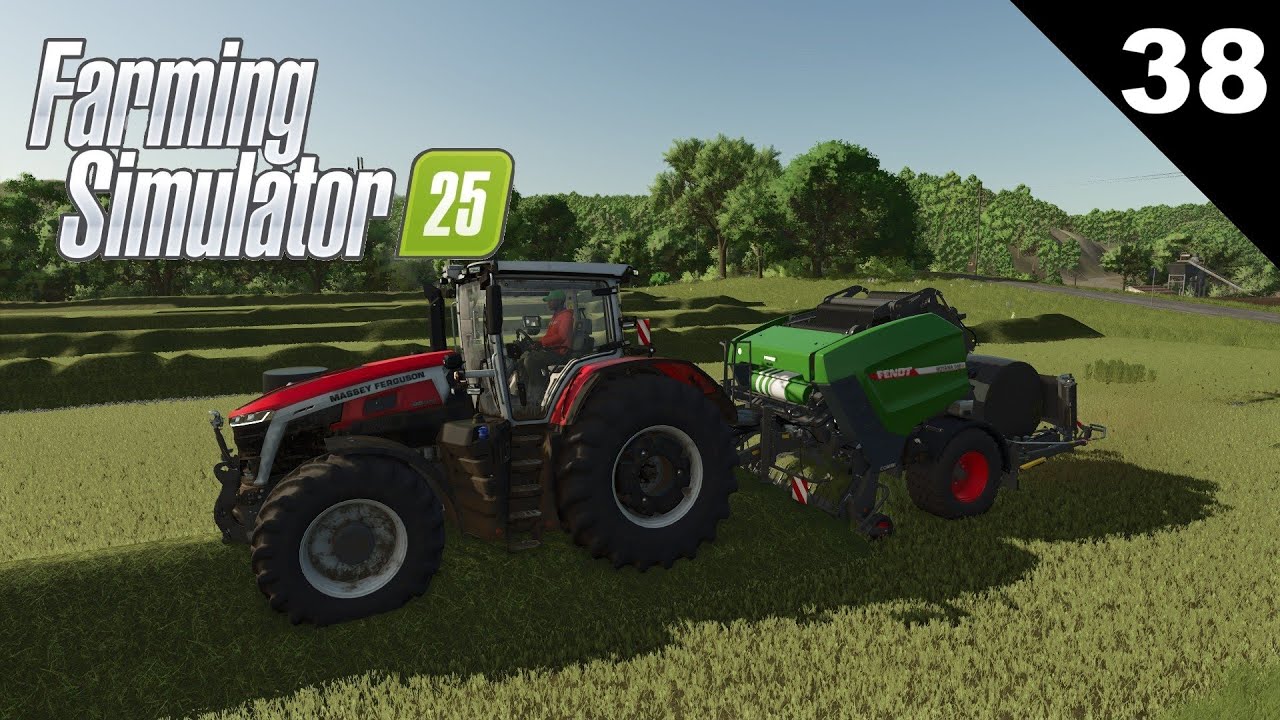 Belowanie Trawy na Kiszonkę #38 Farming Simulator 25 Seria 1