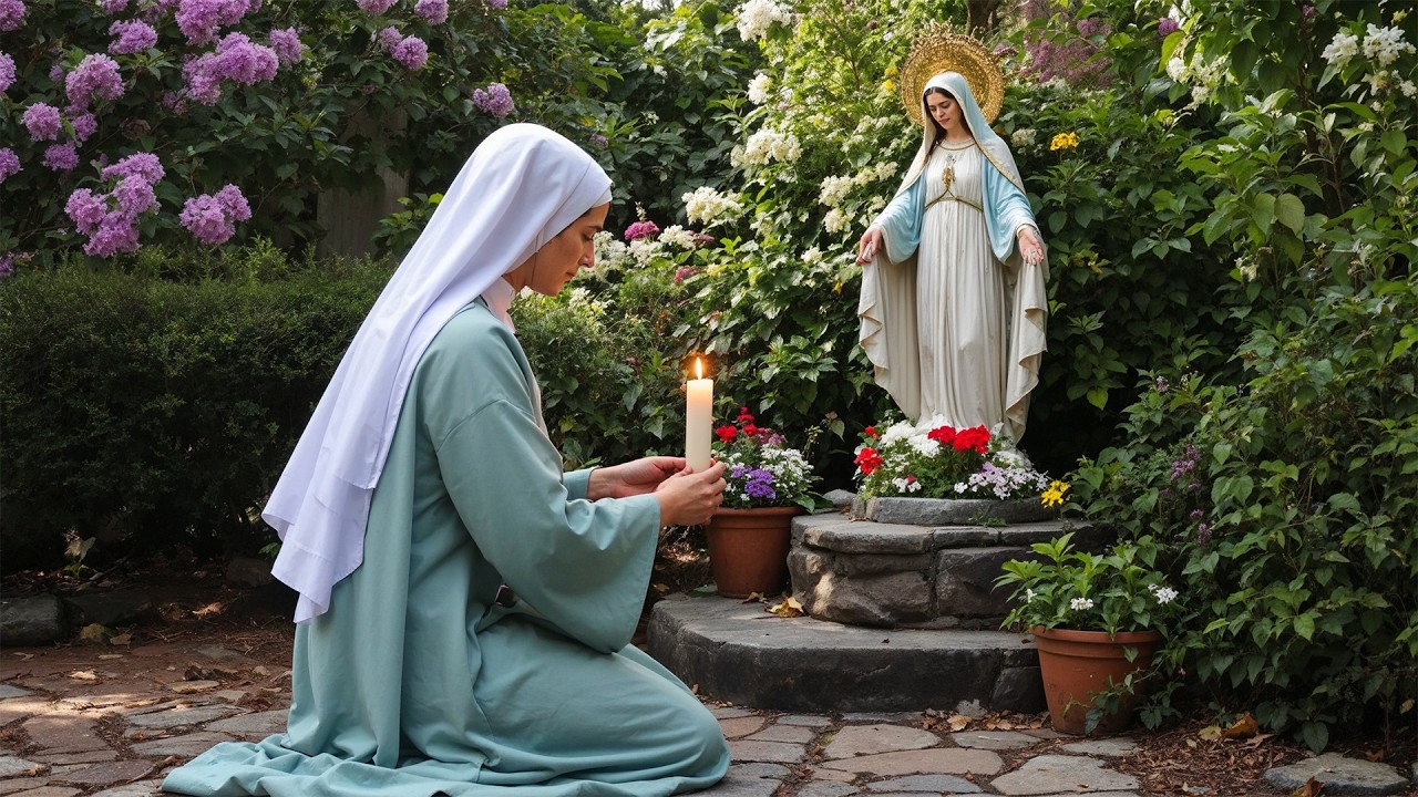 🌙 Peaceful Latin Prayer — Gregorian Chant for Meditation & Sleep