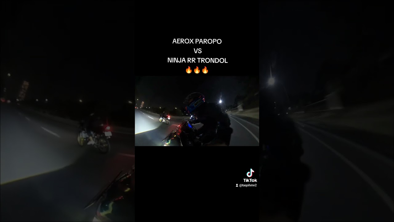 AEROX PAROPO VS NINJA TRONDOL KAWASAN🔥🔥🔥 #paroponauli #aeroxparopo #2strokeindonesia_id