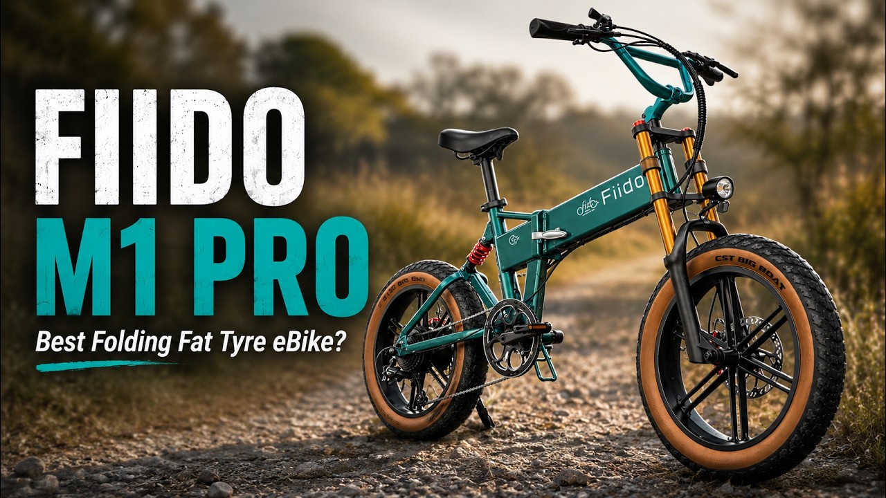 Обзор электровелосипеда Fiido M1 Pro: лучший ли это складной велосипед с толстыми шинами? #FiidoM...
