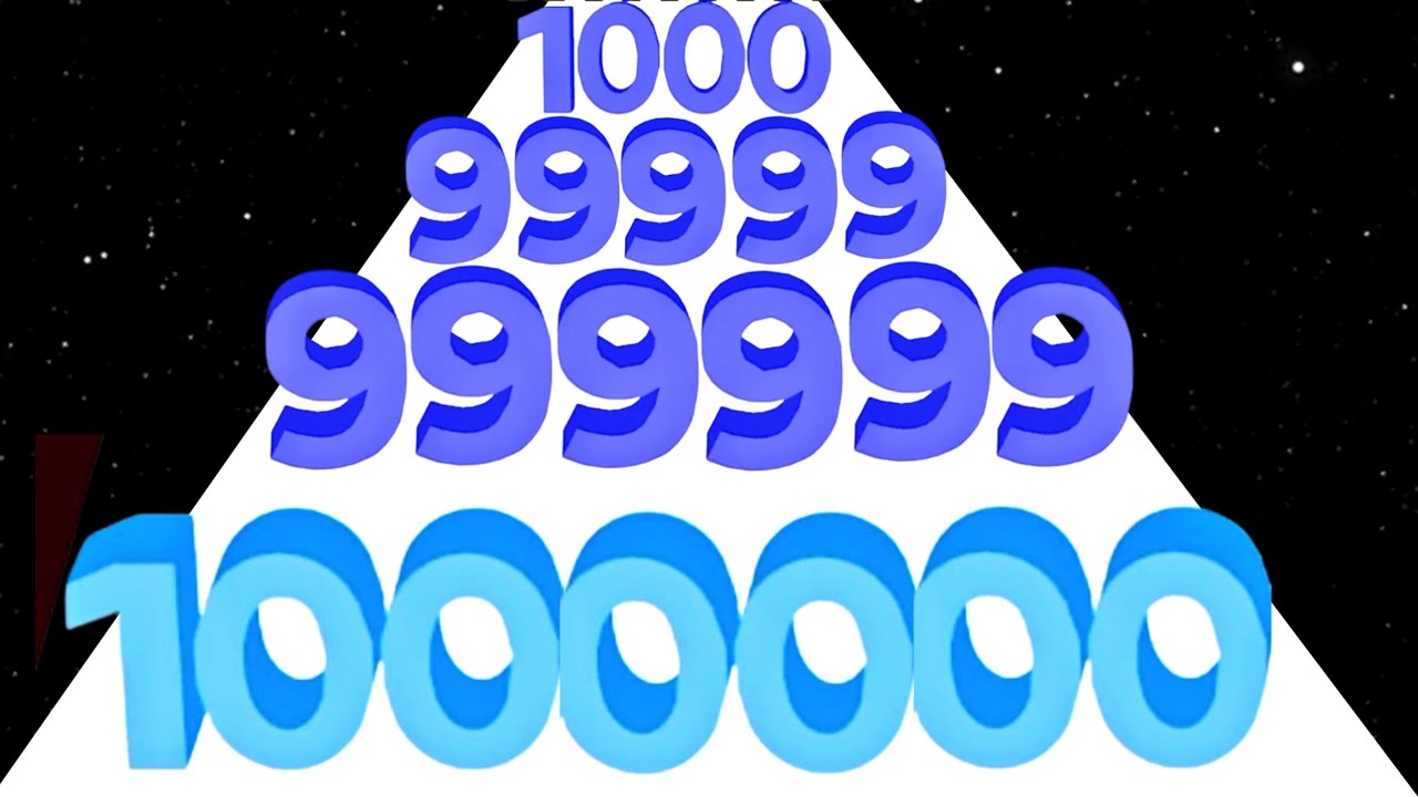 Number Running (vs) Giant Rush ASMR Gameplay (Math Games, Max Level)