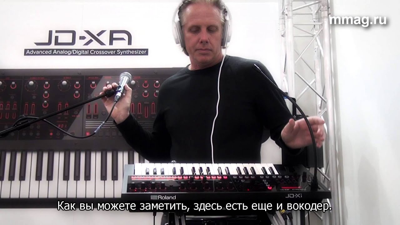mmag.ru: Musikmesse 2015 - Roland JD Xi – новый интерактивный гибридный синтезатор с вокодером