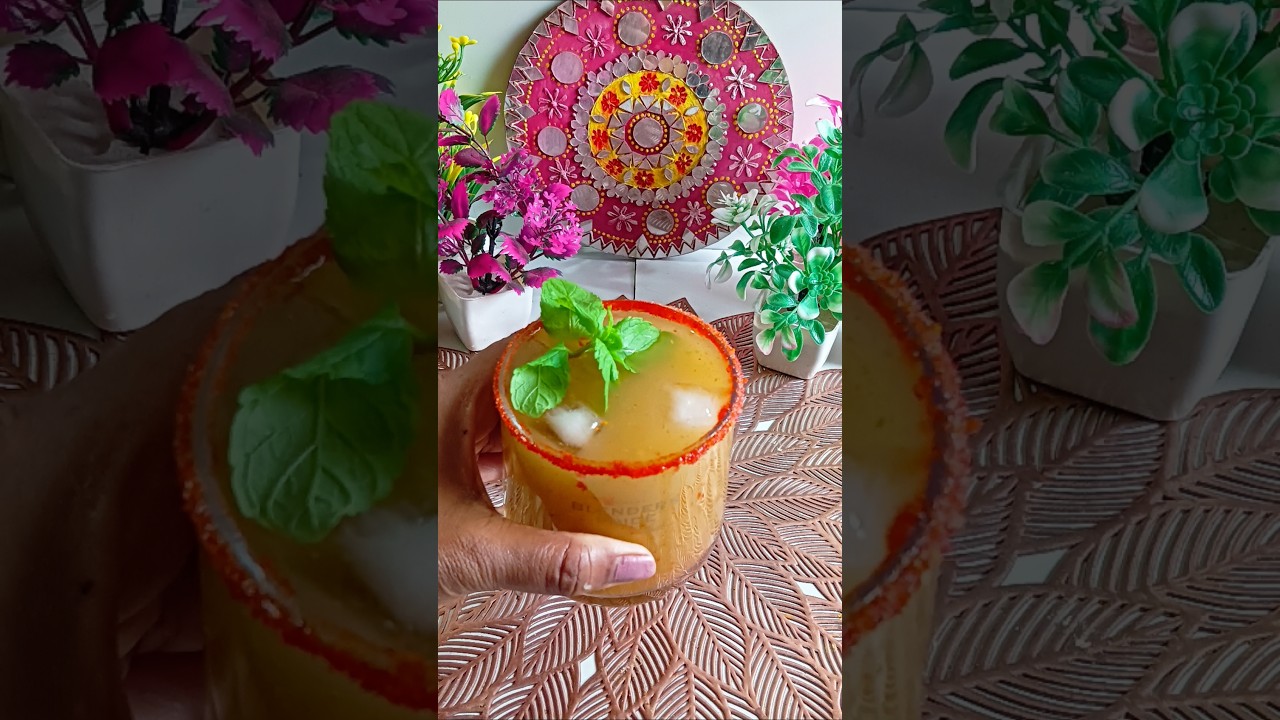 Aam pana recipe 🤤 #shortsviral #yummy #cook with sini