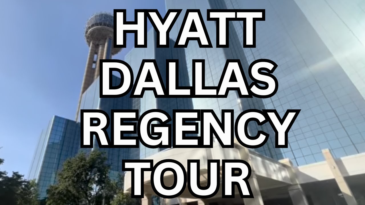 Hyatt Regency Dallas Downtown Hotel Tour - Full Hotel Tour with Room Tour INCLUDED